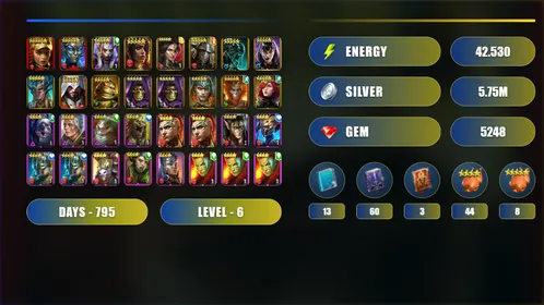 🎯 Cinda Forgeheart + Arachoa Moonspinner + Lyssandra • 14 Lego • 55 Champions • 795d Account