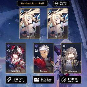 [ASIA] TL 4 | Pearl Eidolon 1 + Sparkle + Archer | All Unset | No Cheat | Fast Delivery | Pea1