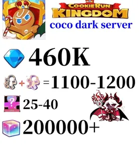 coco dark server|440K-460K Crystals | 1100～1200 Cookie Cutters | random 25-35 Epic Cookies+Dark Enchantress Cookie+200000 Rainbow Cube+10000K gold coins|Beast's Heritage Selection Chest is not used|Ancient Cookie Selection Chest|Beast's Heritage Selection Chest is not used|Ancient Cookie Selection Chest|Legendary Cookie Selection Chest | Plot progress 1-3] iOS/Android Cookie Run: Kingdom