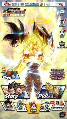 Android|Lv.185|508M Total Power|275 CC|4 LR|7 UL|LR Super Vegito,Blory: Fury,ETC|UL SS3 Goku&SS2 Vegeta,Etc | Check SS DBL1043B