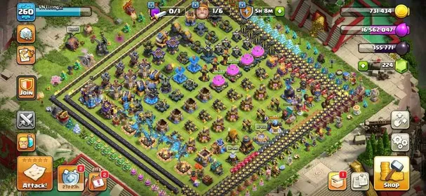 Th18 Max | [5-Hero Max] | [16-Epic  Max | [4k-Was Star] | Wall Defenc Strong | XP-260 | NC-Yes | BEST-DEAL