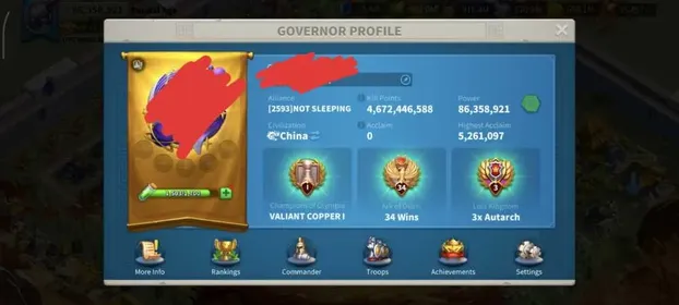 🔷Discount🔷86M🔷4.6b КP🔷Vip 16🔷28B RSS🔷300k OD🔷12 krit🔷1700 speed up🔷100 Passport🔷768 GH🔷top Armaments🔷5 farms🔷, 25 Town Hall Level