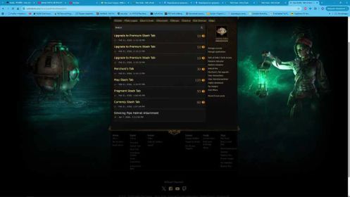 ( 1057 ) The League 0.5.5 Event League, Class Witch, Ascendancy Infernalist, 88lvl 239(449) rarity powered zealot summoner + stash tabs 336/336 points