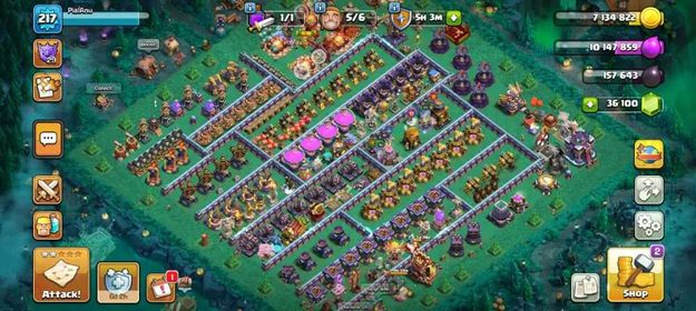 TOP RARE (36100 GEMS) TH 15 MAX-217 XP- NC 500-HIGH MAX EPIC EQUIPMENT-5 EPIC 24 LEVEL MAX-3 SCENARY- WAR ARENA-60% DISCOUNT SHOP-255 MEDELS-BH 10- 6 BUILDERS-MAIL CHANGE