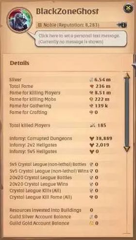 EU|236M Fame|Ready PVP/PVE|Lv100 (ShadowCaller,Mistpiercer,Boltcaster,Etc)|All Gather T5|Manny Off Hand+Equip Lv100|1K LP|AO884
