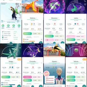 W137 Level 70 Shiny Mewtwo Shiny Legendary: Latios  Master Ball x1