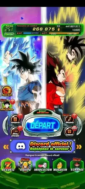 ANDROID | GLB | Compte Dokkan Battle +10000 DS