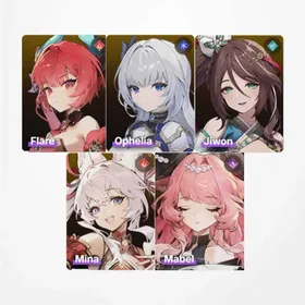 KR|Mabel+Mina+Ophelia+Flare+Jiwon|Only completed the tutorialg