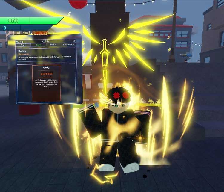 GodlyUmbra + Skin First Drifter | A Universal Time AUT | Roblox
