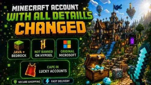 Minecraft Account – All Information Changeable