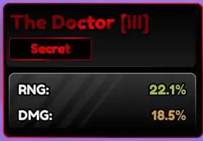 The Doctor (III) Corrupted 40-44% sum stats| Chopper | Fastest Delivery | Cheapest | Anime Vanguard