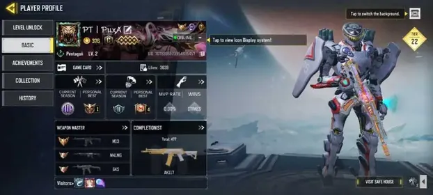 Save Activision  - Gun Mythic: 1 - Gun Legend: 6 -  Epic Gun: 247 - Legend character: 1 - Epic character: 117 - Instant delivery