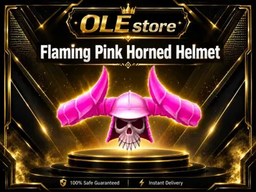Flaming Pink Horned Helmet - CLEAN INSTANT DELIVERY ⚡