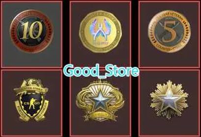 Steam Paid games 84 Game for 721$-CS2 Prime+6Medals(2016-2018 Service Medal/10Y/5Y/Loyalty Badge/Global Offensive Badge)