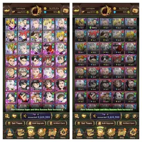 GLOBAL 970💎 | 9.8 Million CC | LR Subaru MAX 6/6 | 11 LR + 14 BASIC UR | Nemesis Meliodas | New Ban + Meliodas Cross : IF | All Collab Gachiakuta | All Collab Fire Force | All Collab Re:Zero | Megumi Konosuba