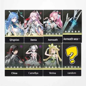 Asia|LV8|Qingxiao+Denia+Aemeath+Aemeath weapon+Chisa+Camellya+verina+random 0-3 Five-star character|Thenovicepoolisnotused