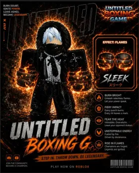 Untitled Boxing Game | Sleek Gloves | Flames Effect | Fast Delivery