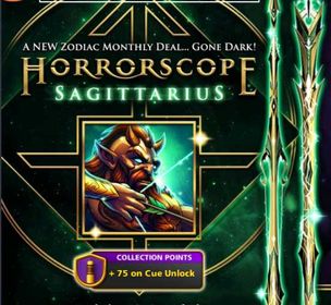 Sagittarius Cue and Avatar + 30 Cash + 3 Golden Shot + VIP Points - In Your Account