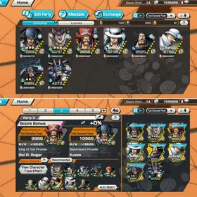 R76✨4EX 1MAX✨KUZAN MAX✨ROGER✨LUCCI✨KAIDO✨SUPPORT 128%✨GOOD MEDALS✨MANY CHARACTER✨ANDROID/IOS
