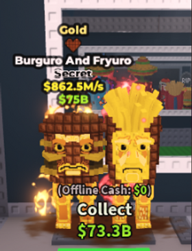Burguro and Fryuro 862.5M/s - Steal a Brainrot