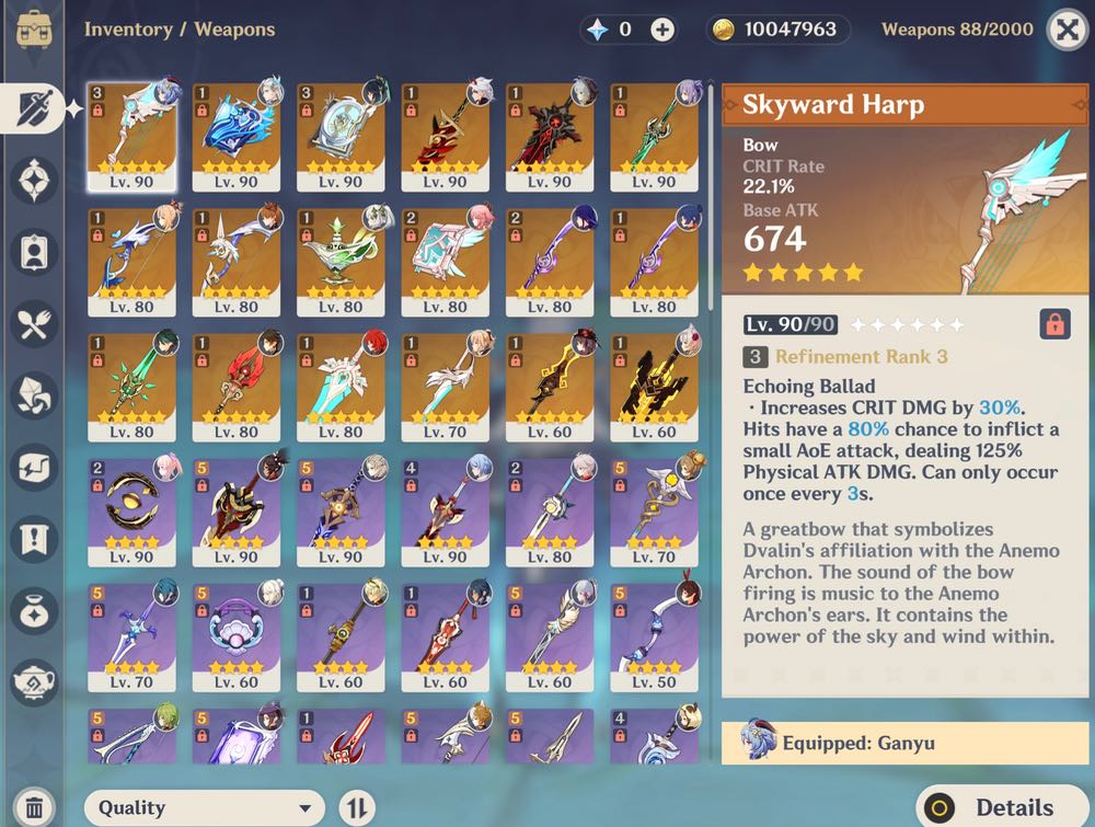 GENSHIN IMPACT EU Account [AR 57] || 25/26 5 Stars | All 4 Stars EUR 800,00 - DE