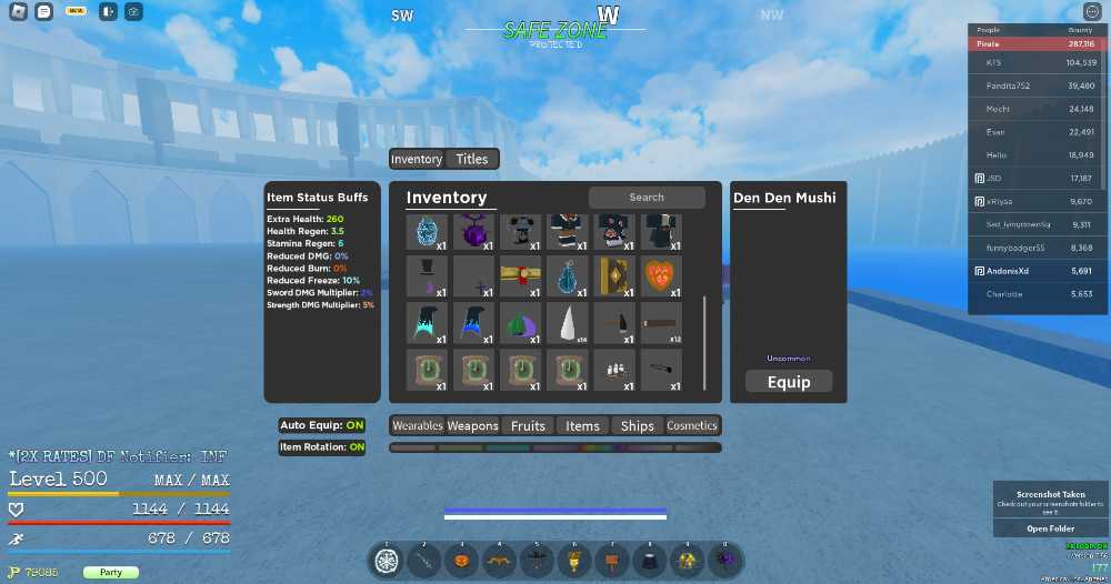 Gpo CC, ASE acc with alot of items