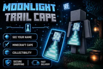 Minecraft - Moonlight Trail Cape - Digital Key