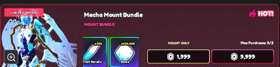 Roblox Anime Vanguard  X2 Mecha Bundle {CHEAP FAST DELIVERY Great Support}