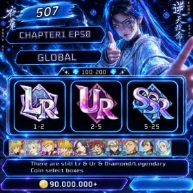 507 ✨STARTER💎 200-300✨7DS : GLOBAL UNLINKED | 1Lr + Full GACHIAKUTA | Fast Delivery
