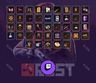 🧨 Twitch Drops ❤️ Rust Isles Launcher 💜 Rust [Total 41 Items]