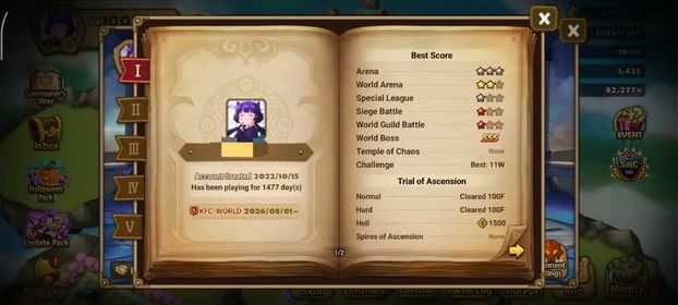 [ASIA] LEVEL 100 - 192x 6* MONSTER - 18x 5*MONSTER - RTA C2 ARENA F3 - LD NAT 5 MORTERA, NOBARA, ELENA, MAYA, NICKI