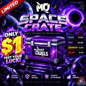 MURDER DUELS | SPACE CRATE | TEST YOUR LUCK | CHANCE FOR RARE ITEMS | ONLY $1