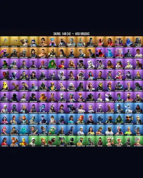 [OG] 148 Skins Leviathan Axe ⭐️ Lara Croft ⭐️ Deadpool ⭐️ Ghoul Trooper ⭐️ Meowscles ⭐️ Midas ⭐️ Galaxia ⭐️ Fishstick ⭐️ Aura ⭐️ Joltara ⭐️ Harley Quinn ⭐️ Psycho Bandit ⭐️ Siren ⭐️ Scarlet Commander ⭐️ Sparkplug ⭐️ Poised Playmaker ⭐️ Sky m245947158