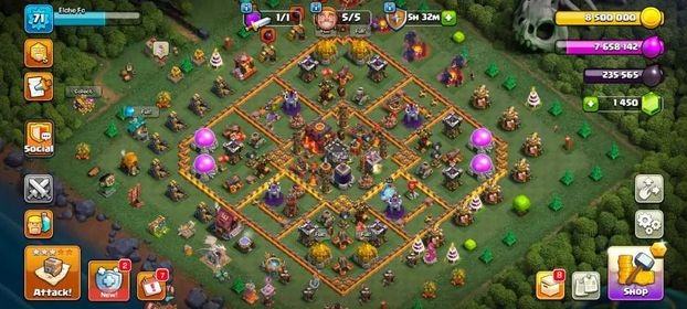 [T53] TH10 Max Nothing Left | Free Name Change | Level 71 | HERO 40/40/20 | Good Hero Equipment | Buyer Mail