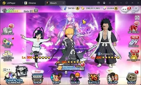 GLOBAL|20K Orb+Fresh Story|Ichigo DT,Kenpachi 9Th,Rangiku Sw23,Zangetsu Speed,Ulquiora TheHidden|KlabID|Check SS BBS621B