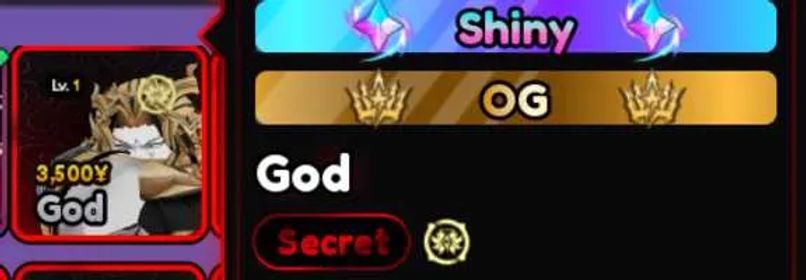 OG GOD SHINY