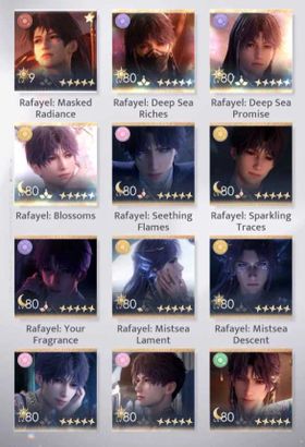 LD26 – Asia Server Rafayel Myth Pair Account | 83/99 Collection, Lemurian Sea God, God of the Tides, 10 Paid Outfits