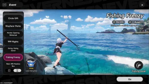 Fishing Frenzy (on going) Event | Neverness To Everness