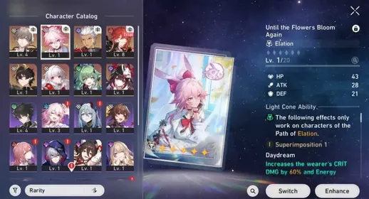 [ASIA] TL 4 | Evanescia Sign LC + Rate ON Character Warp + Huohuo + Archer + Sparkle + Dan Heng PT + Clara | Fate Contract ON | Golden Companion Spirit x2 | Departure Warp ON [30/50] | Male MC | Starter All Unset