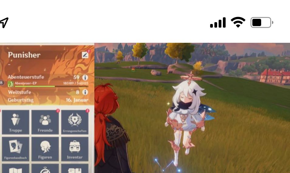 Genshin Impact ar59 endgame acc EU