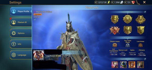 [4 Mythical Champions][21.5M] Lady Mikage(6*),Galathir(5*),Karnage,Embrys + 188 LEGENDARY (Marius(5*),Leonardo(5*)+Donnie+Raph+Mich(5*),Hilvi(5*)+Tormin,Titus,Graazur,Krisk,Cardi,Warlord,Yncensa,Lamasu...) + 1k UNM + 1k NM HYDRA + 25 SD/25 SHOGUN AUTO