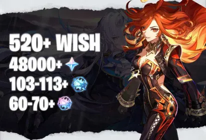 NA | AR50+ Mavuika – 48,000+ Primogems – 103+ Acquaint Fates – 60+ Intertwined Fates