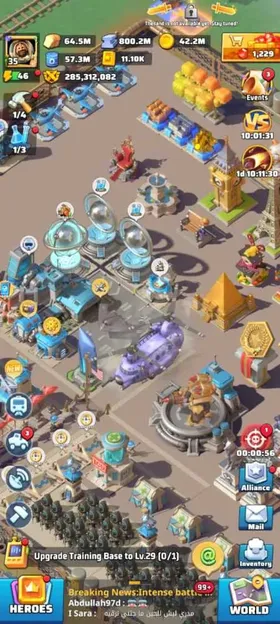 LW137 | BIG ACCOUNT | 300M+ Power | VIP 14 | HQ 35 | S705 | 21UR Heroes | 61,6M Squad |6 Castle skins | 4 Builder | 3 Research | 11K Gold Bricks