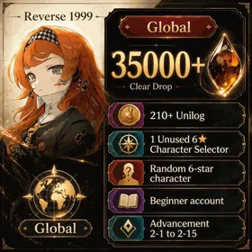 Global | 35000+ Clear Drop, 210+ Unilog, 1 Unused 6★ Characters Selector, Random 6-star character | Ready Stock