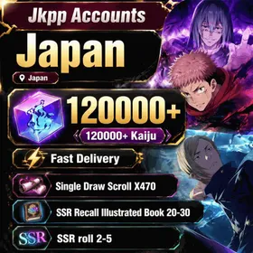 Japan | Single Draw Scroll X470, 120000+ Kaiju, SSR Recall Illustrated Book 20-30, The inspiration of death Mahito, A Life Entrusted to Me Yuji Itadori, Promising New Student Kento Nanami