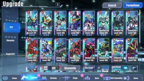 SD132 – Global 100K Gems Account | 7 MLB Limited Gundam, Wing, 00 Raiser, SF, Destiny, DX + Calibarn