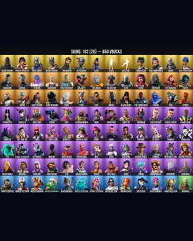 [OG] 102 Skins Black Knight ⭐️ Sparkle Specialist ⭐️ Blue Squire ⭐️ Floss ⭐️ Royale Knight ⭐️ The Reaper ⭐️ Elite Agent ⭐️ Glow ⭐️ Take The L ⭐️ Rippley vs Sludge ⭐️ Erisa ⭐️ Katalina ⭐️ Blue Team Leader ⭐️ The Foundation ⭐️ Omega ⭐️ Fabl m9890332055