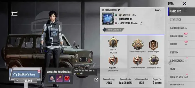 A128|LV 38|1 TITLE|11 SET|14 HAIRCAP (1 MYTHIC)|2 BACKPACK|3 WEAPON|C7S20-SKS|GUNCRAFT-S12K|C7S21-MG3|LIFESAVER BUGGY|GOLD EUROPE C9S30|9 EMOTE|6 PARACHUTE|