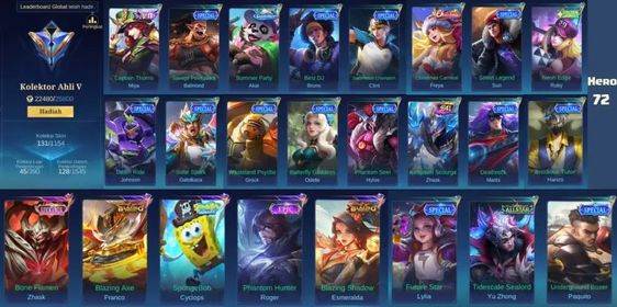 Skin 131 | Heroes 72 | Luckybox Zhask | Christmas Freya | Epic 3 #Ml465