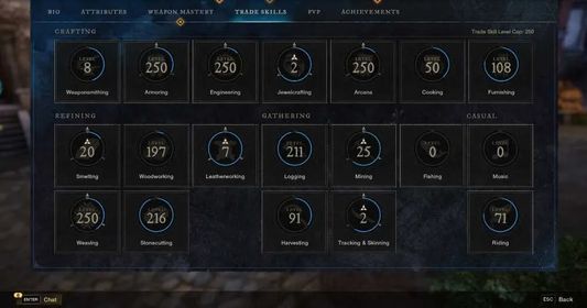 🌟Sale🌟Spear Bow Character CRAFTER 690+ GS New world rise of the angry earth. can craft all matrix, 65 level, 695 GS